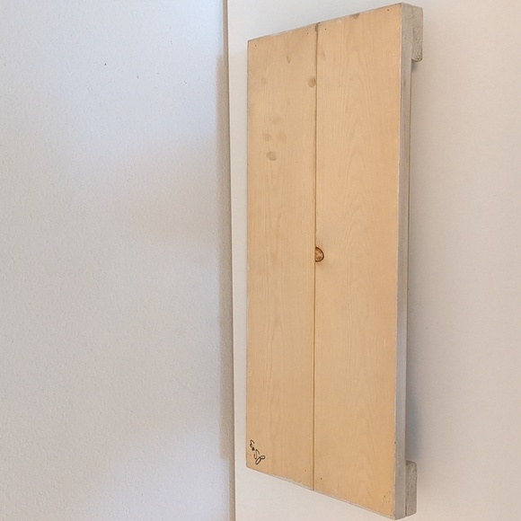 Tray Centerpiece S monogrammed  wood rustic serving ottoman table decor - Picture 3 of 3